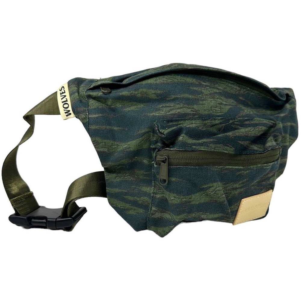 Darc Sport Unisex Fanny Pack Waist Belt Bag in Green Wolf Camo